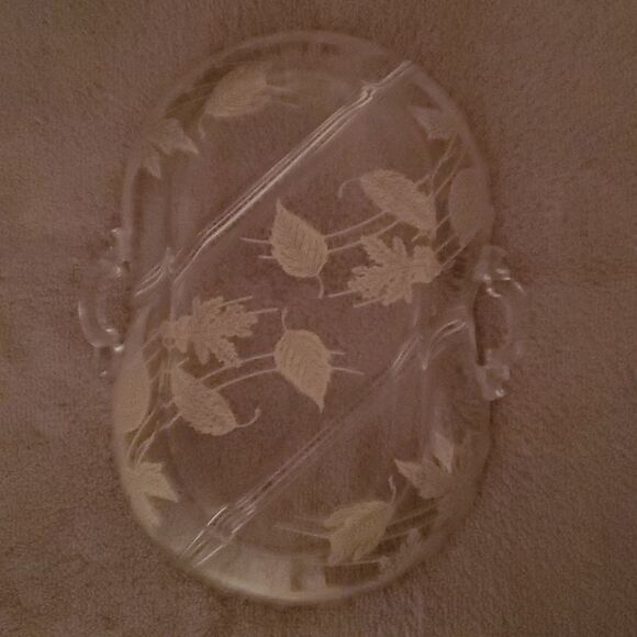 Silver City Glass Relish Dish - Picture 6 of 7